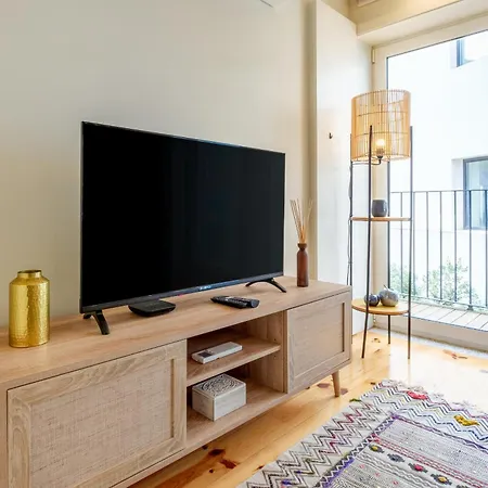 아파트 Luxury Style 4 With Ac Downtown Near Metro 포르투